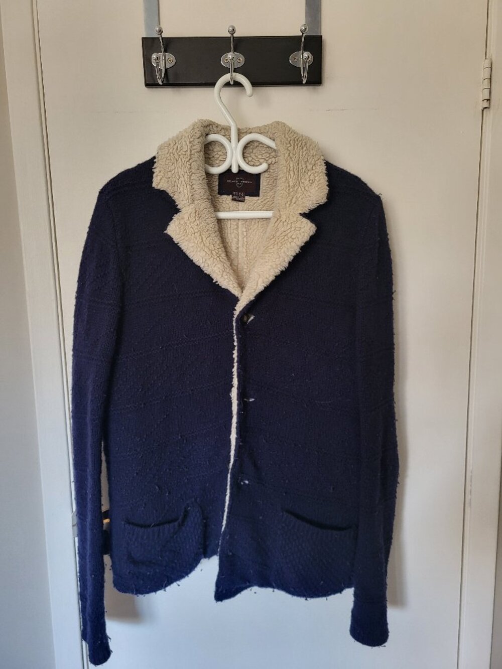 Black Brown lined sweater L
